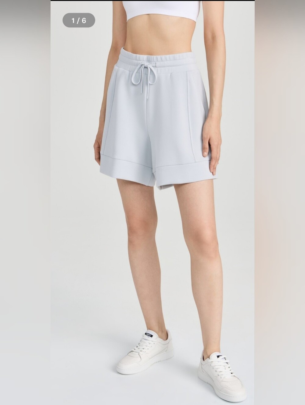 NWOT Varley Alder High Rise Shorts. Size S
